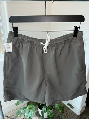 Tilly's RSQ 6” Gunmetal Drawstring Shorts